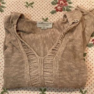 Vintage Havana Hooded Knit Top